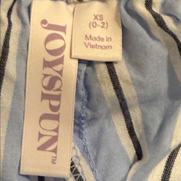 Joyspun Plaid and Stripe Cotton Pajama Pants 2 Pair Set Relaxed Fit Lounge XS - Picture 4 of 16